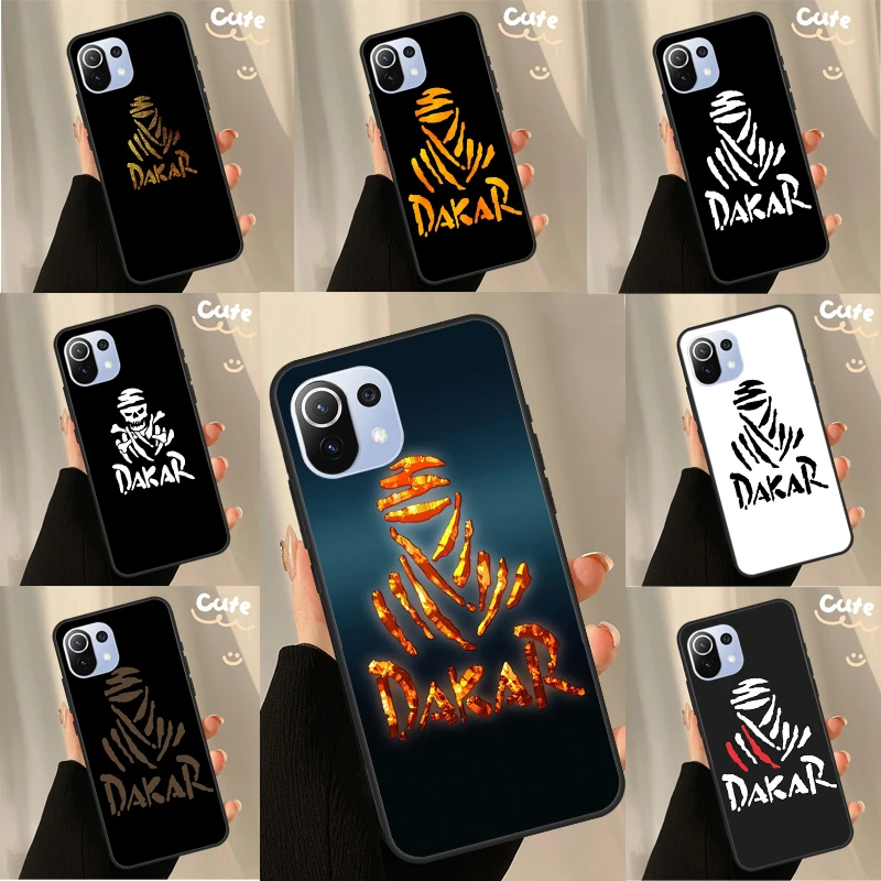 Rally Dakar Logo For POCO F5 Pro X4 F4 GT C40 M5s F3 X3 X5 Pro Case For Xiaomi 13 12 Lite 12T 11T Pro Cover 