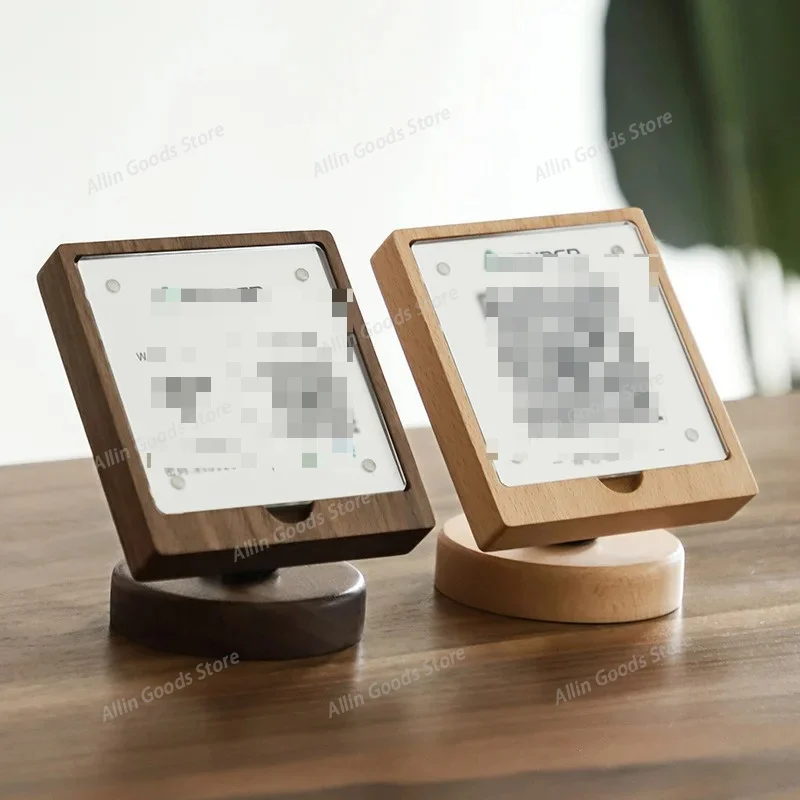 Solid wood payment QR code display, payment card, payment table card, cash register, scan the code and set up the table