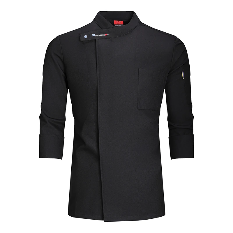 Restaurant Uniform Pastry Chef Work Clothes Cook Jacket Food Service Cooking Costume Tops Kitchen Shirt Hotel Waiter Overalls