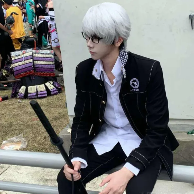 Juego Persona 4 Yasogami Yu Narukami disfraz de Cosplay niño uniforme de escuela secundaria vacaciones Anime trajes de fiesta de Carnaval Anime Cosplay