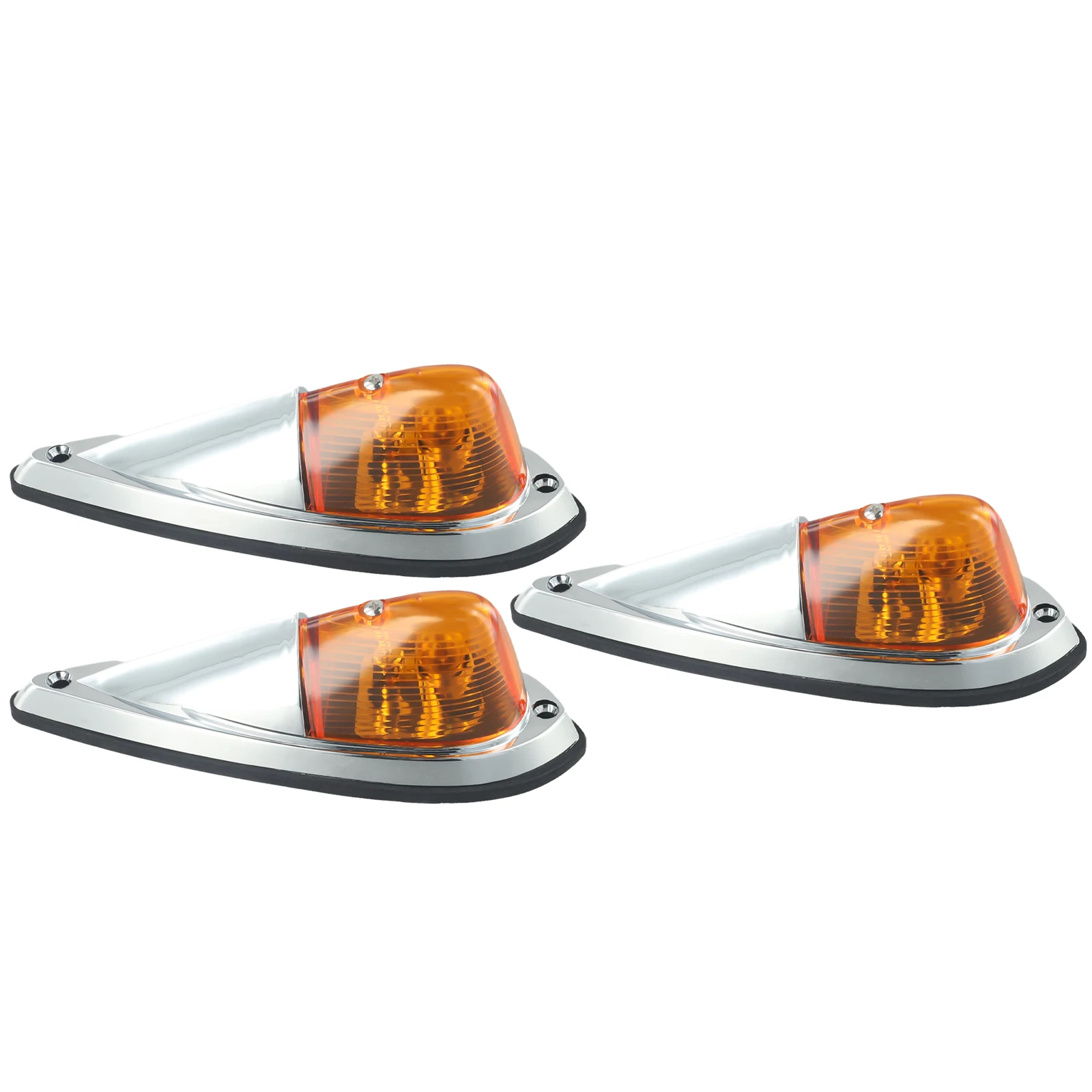 5pcs Truck Semi-Trailer Amber Cab Marker Roof Top Clearance Light Strobe Light Running Light For Ram Truck Van Semis RV - Image 4