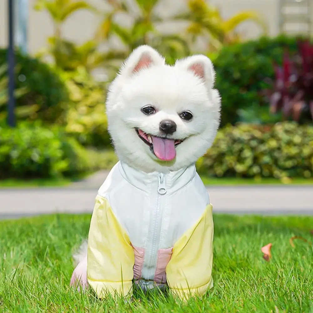 

Pet Outfits Lightweight Dog Clothes Windproof Cute Pet Pullover Fashion Puppy Jumpsuits Spring