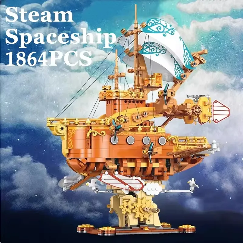 Steam Spaceship building blocks set Fantastic Spacecraft plastic Assembly Model Kits Toys For Children Kids Girls Birthday Gift