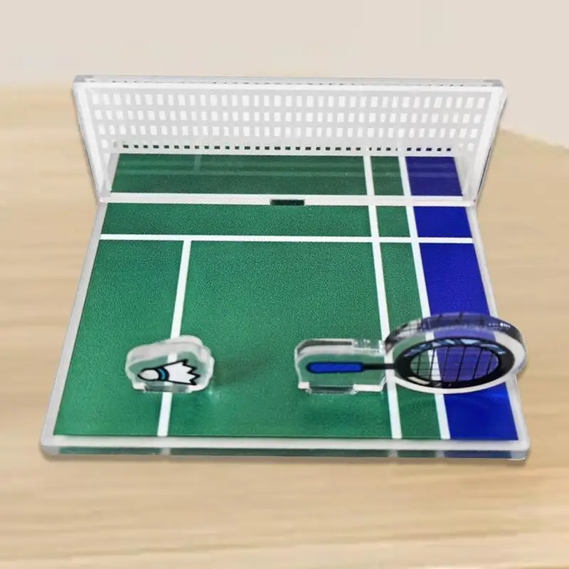 Badminton Field Desk Phone Stand Sports Themed Shuttlecock Court Phone Holder Stand Sports Themed Shuttlecock Court Phone Holder