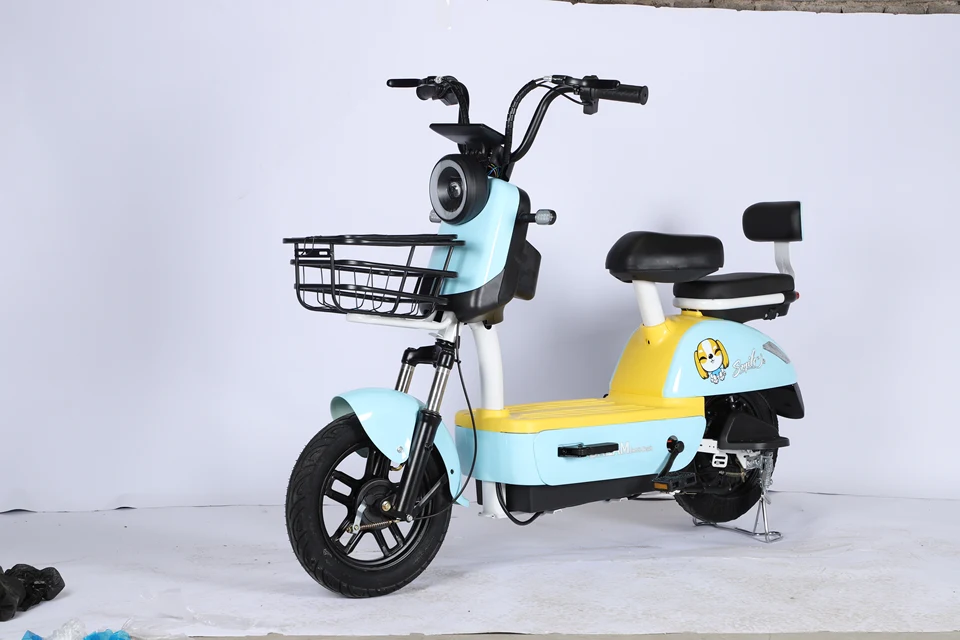 Cheap Electric Bicycle 48V 12AH/20AH 350w/500w Motor 14inch Ebike for Adults image 2