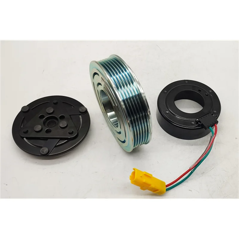 For  206 307 SW 1.4 1.6 2.0 AC Compressor Clutch Pulley Replacement Kit 6453RN 6453. RN 9800822280 6453QE 6453LN 6453LR