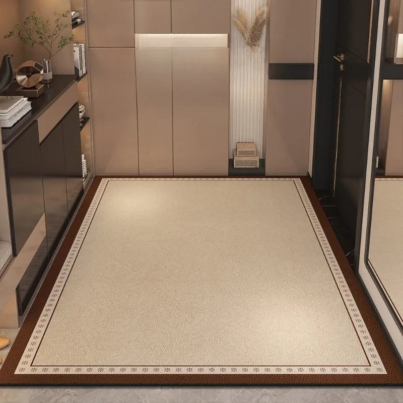 Modern Simple Kitchen Floor Mat PVC Leather Anti-slip Rugs Oil-proof Dirt-resistant Carpet Waterproof Balcony Rug Ковер 러그