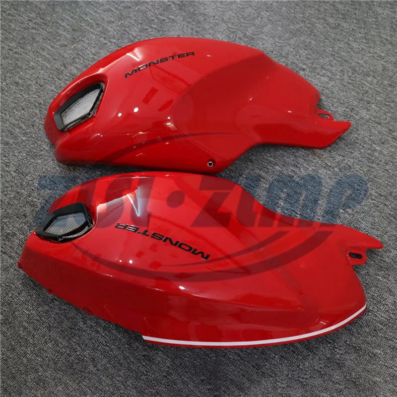 Motorcycle Left Right Side Tank Cover fairing For DUCATI Monster 696 796 1100 EVO Fairings Cover Parts