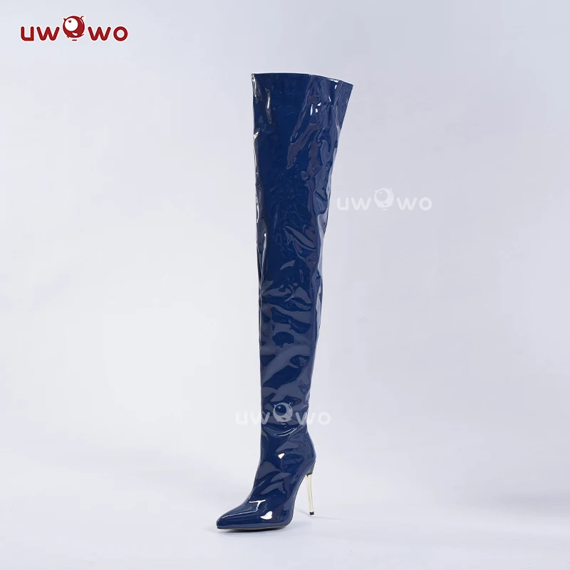 

UWOWO Game Cheshire Casual Outfit Cosplay Shoes Boots Halloween Shoes