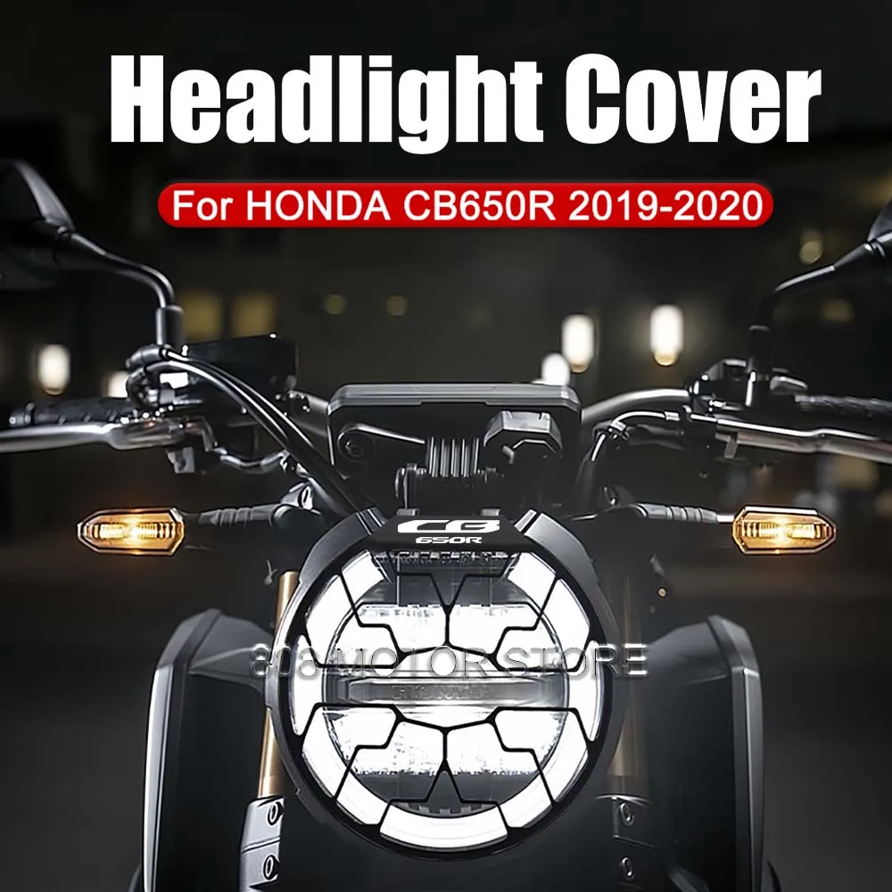 

For Honda CB650R cb650r Motorcycle Accessories CNC Headlight Guard Cover Protector