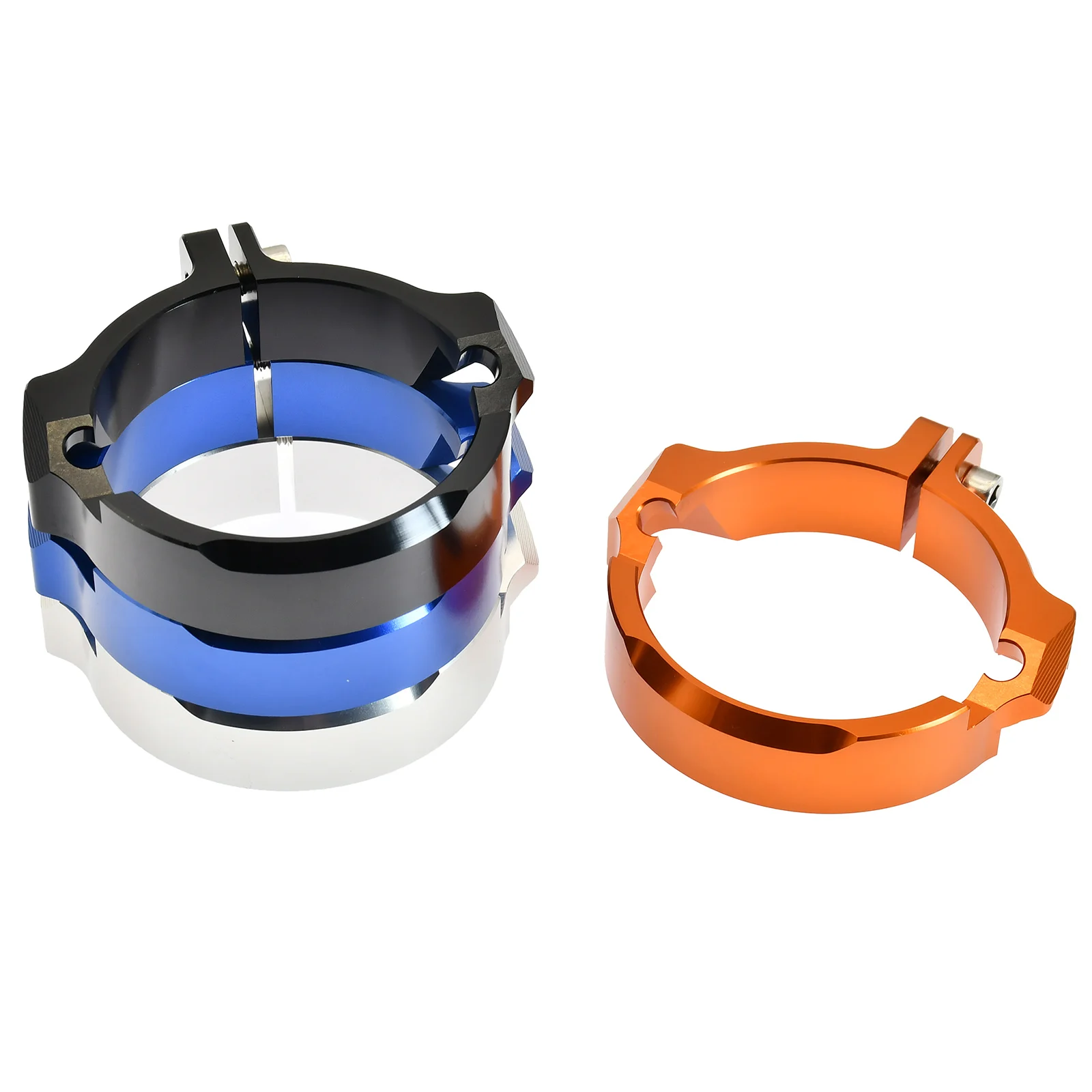 Motorcycle Exhaust Tip Muffler Pipe Clamp With Flanges For KTM TPI EXC 300 250 XC-W 2017-2023 SX 250 300 XC XC-W 6D 2017-2022