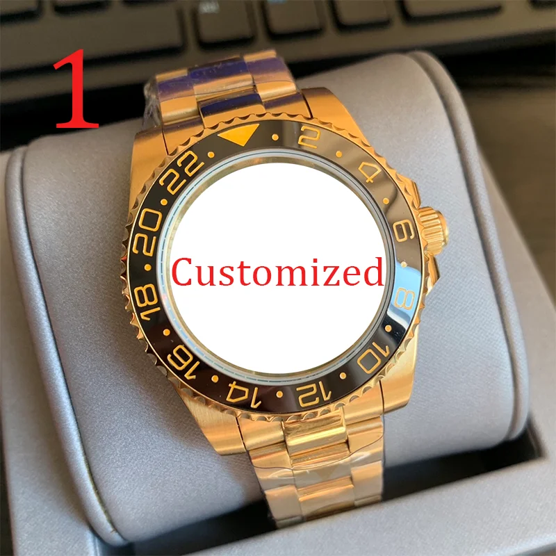 Orologio meccanico completamente automatico alla moda impermeabile da uomo nuovo Orologio da uomo subacqueo casual in gomma con cintura in acciaio può essere personalizzato