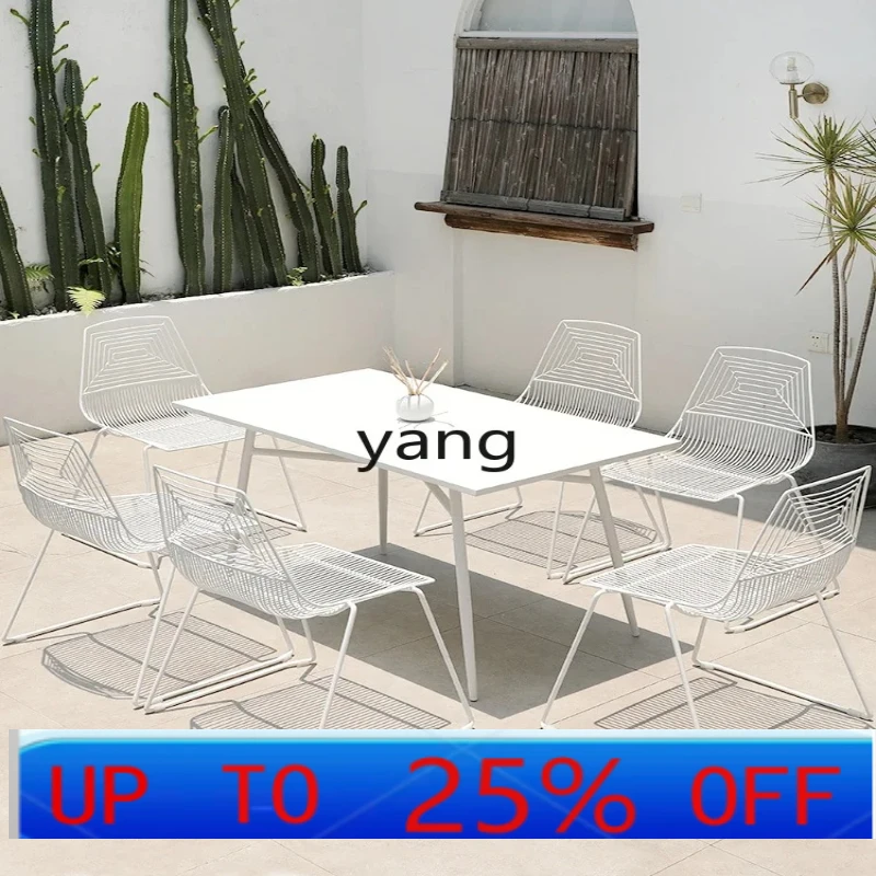 

LH outdoor tables and chairs wrought iron white balcony open-air courtyard room cafe tables and chairs