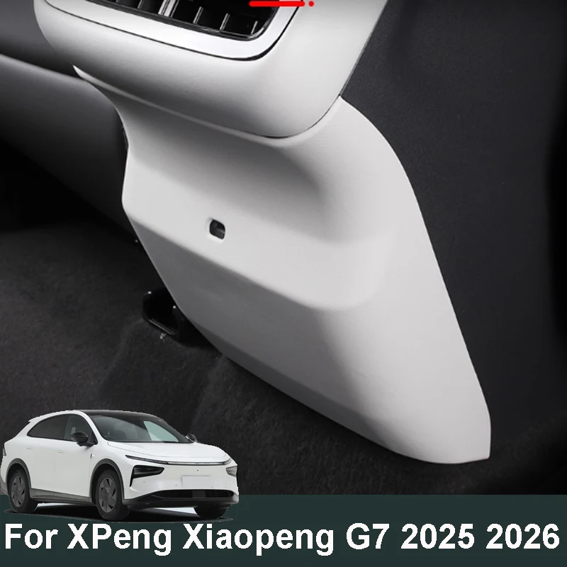

For XPENG Xiaopeng G7 2025 2026 Car Rear Anti-kick Pad Armrest Box Protective Cover Air Conditioning Outlet Anti-dirt Accessory