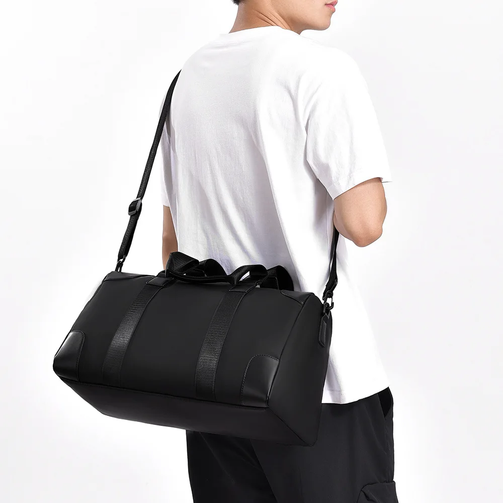 

Прочная сумка-мессенджер из оксфордской ткани для мужчин, простая деловая дорожная сумка, легкая наплечная сумка для работы, поездок и повседневных поездок