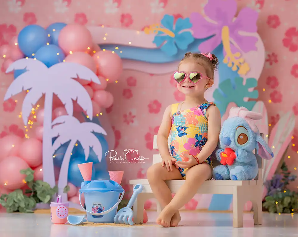 Pastel Pixie  Butterfly Bliss Cake Smash Backdrop Kids Baby Shower Party Backgrounds Aloha Breeze Girls Birthday Studio Props