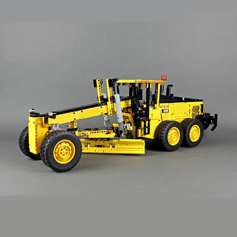 1914pcs MOC 42114 Modified Volvoes G990 Grader Engineering Machinery Simulation Model DIY Building Blocks Gift