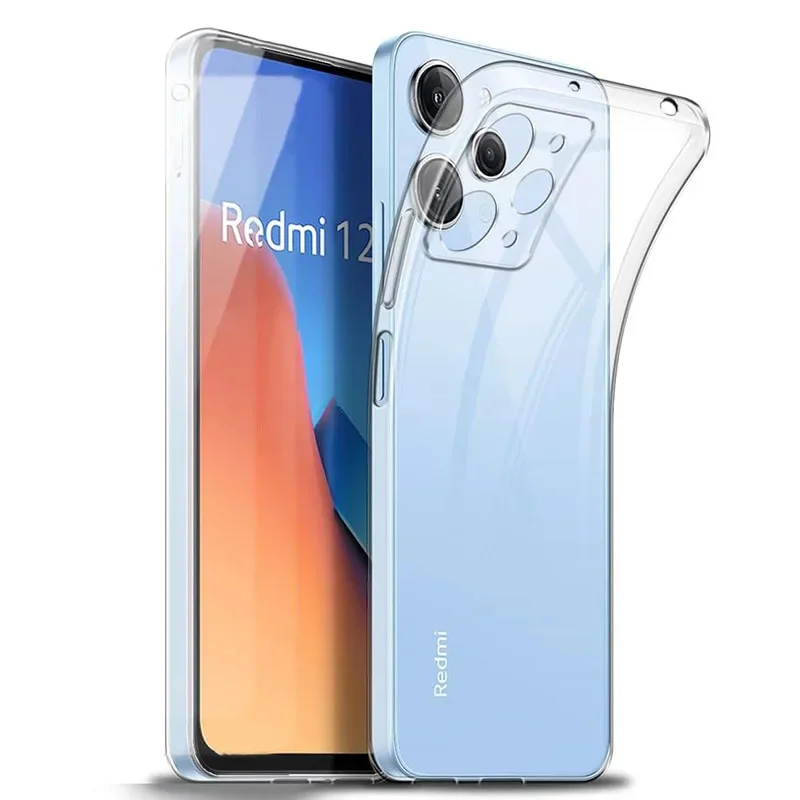 Crystal Silicone Soft Case For Xiaomi Redmi Note 12 12S Pro Plus Pro+ Speed 4G Transparent Clear Case For Redmi 13C 12C 12 5G