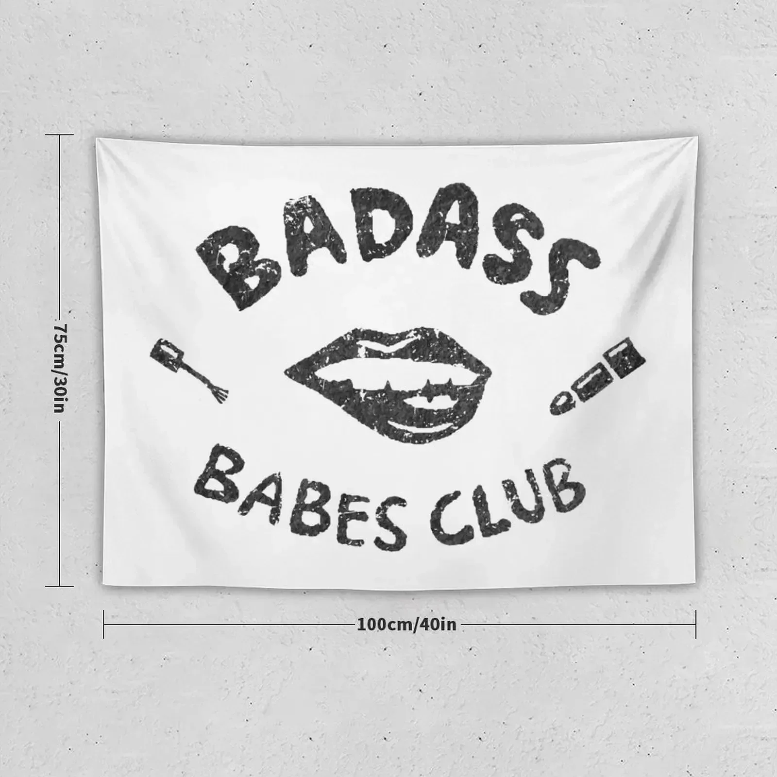 Badass Babes Club Flirt Tapestry For Bedroom Aesthetic Room Decorations On The Wall Decor For Bedroom Tapestry