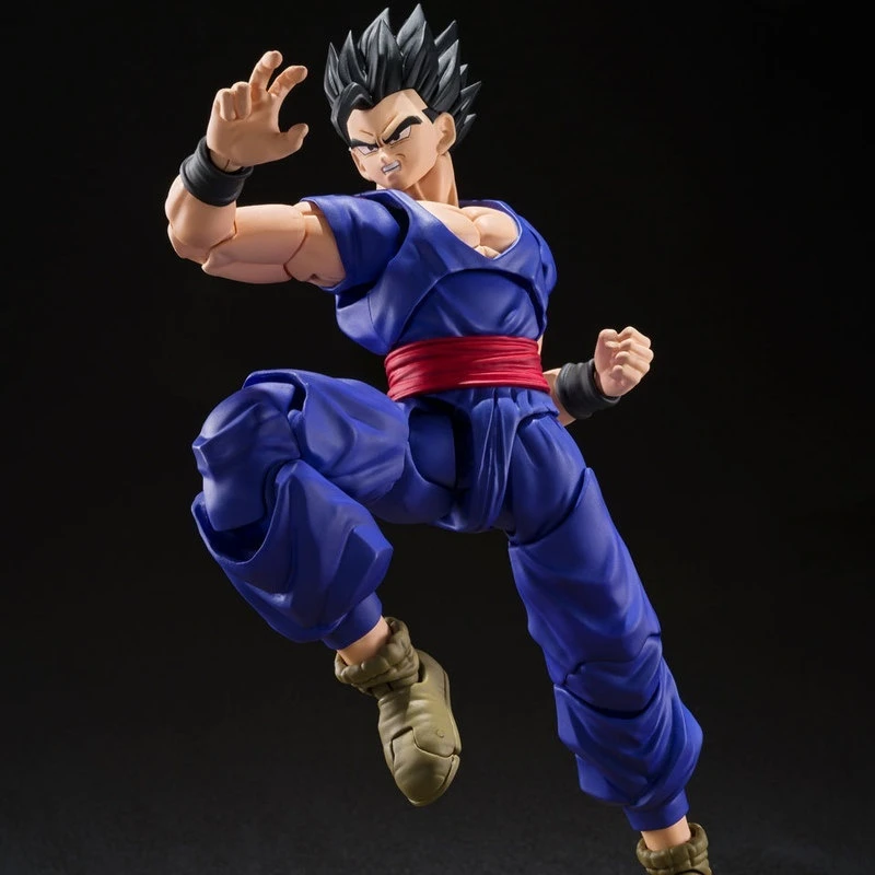 Bandai Super Saiyan Action Figure Adult Sun Wufan Joint Mobile Doll Handmade Animal Kids Toys Birthday Games Ins Dragon Ball