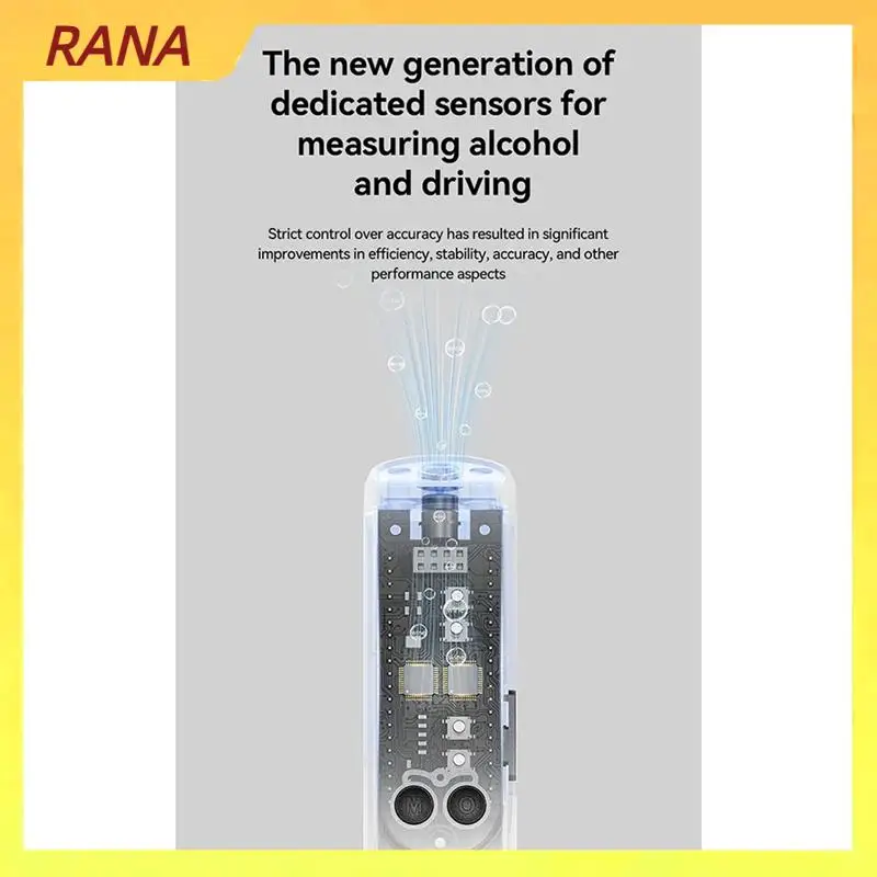 Бесконтактный тестер алкоголя RANA, специализированный для тестирования спирта на ночь, высокоточный алкотестер
