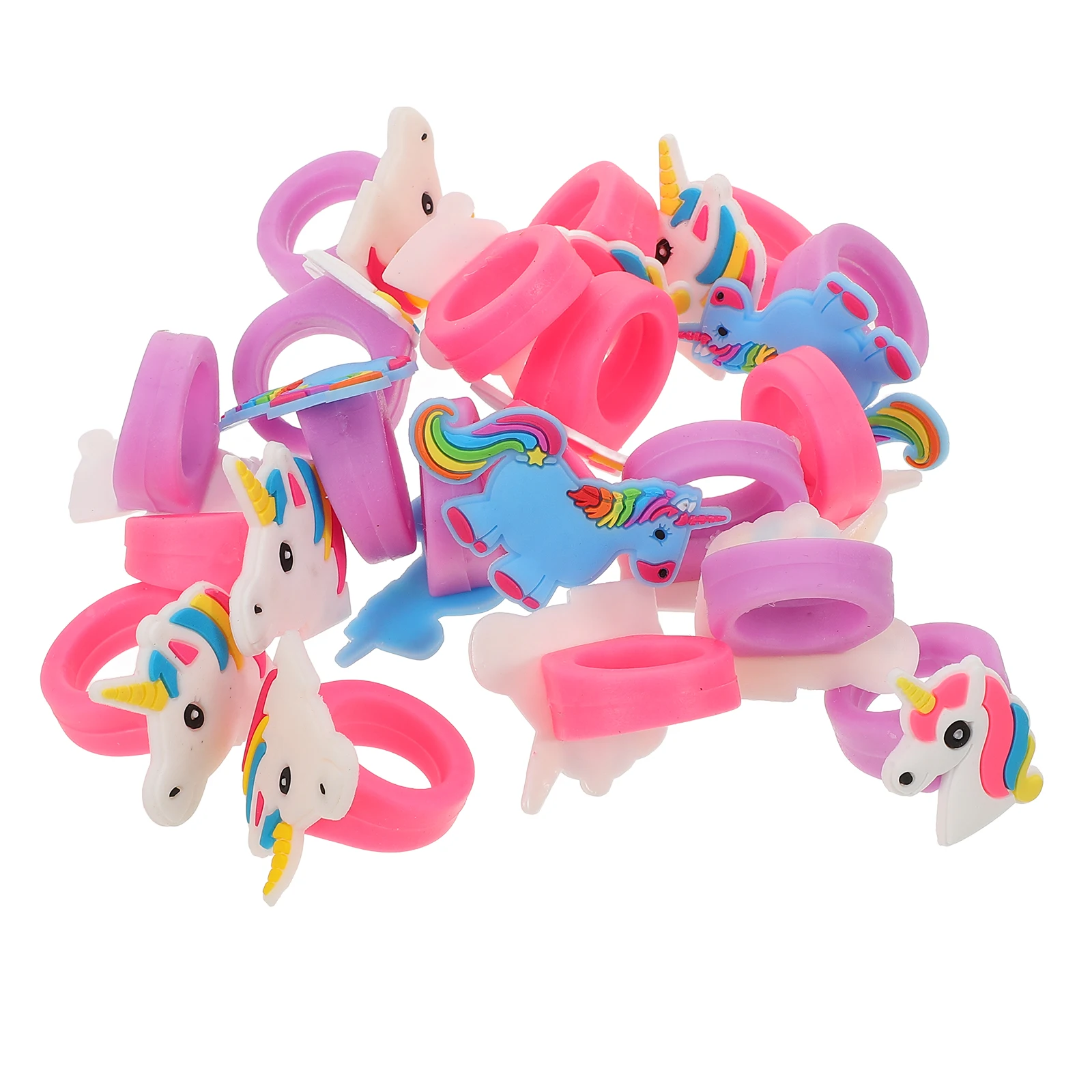 

20 Pcs Rings for Girls Children's Party Favors Clothing Birthday Supplies Kids Jewellery Jewelry Toddler