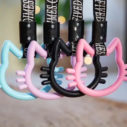 Tsurikawa JDM Train Bus Handle Glow-in-the-dark Cat Shape Hand Strap Drift Charm Strap Drift Warning Ring Car Supplies New