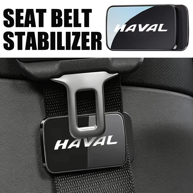 Car Seat Belt Holder Stabilizer Magnetic Clip Seatbelt Stopper Auto Interior Parts For Haval Jolion H6 M6 Dargo Raptor F7