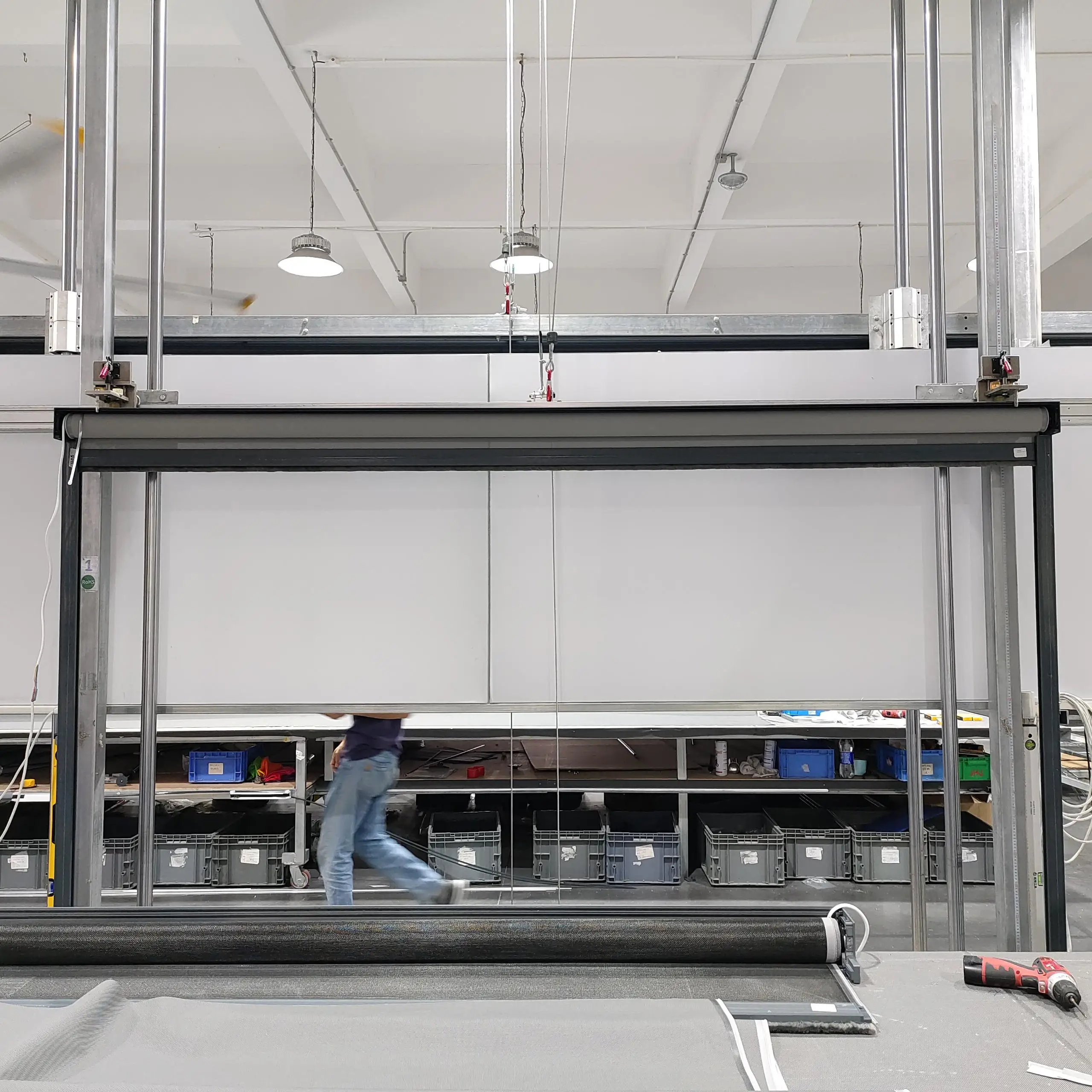 

Customizable：Blinds for Window Motorized Double Layer Roller Blinds System Screen Waterproof Fabric Decorative Screening