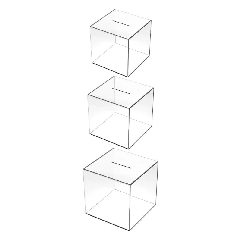 Spaarvarkens voor volwassenen Helder acryl Spaarpot Woondecoratie Geweldige cadeaus 15UB