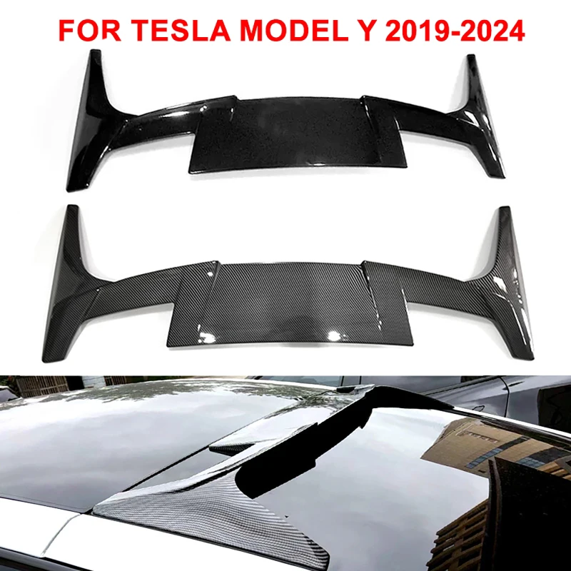 

1pc Car Trunk Spoiler Wing Air Deflector Splitter for Tesla Model Y 2019-2024