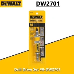 DEWALT DW2701 #8 Set di punte per trapano Flip Drive unità completa 2 in 1 punta da trapano per legno svasatore accessori da 8mm