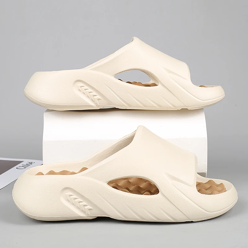 Männer Massage Hausschuhe Indoor Outdoor Sandalen Strand Freizeit schuhe bequeme weiche Rutschen Flip-Flops Herren Sandalen Größe 46 47 – Detail 10