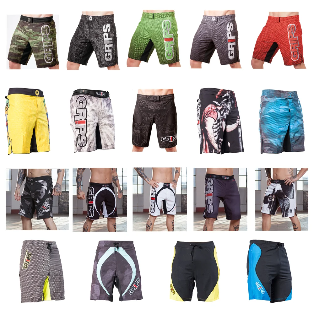 GRIPS MMA Shorts Sports pants Beach pants kickboxing Muay Thai martial arts sanda quick dry fitness