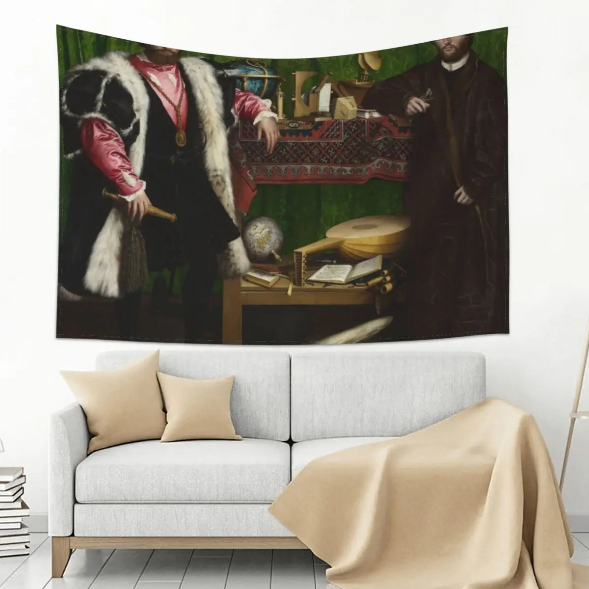 

The Ambassadors - Hans Holbein the Younger Tapestry