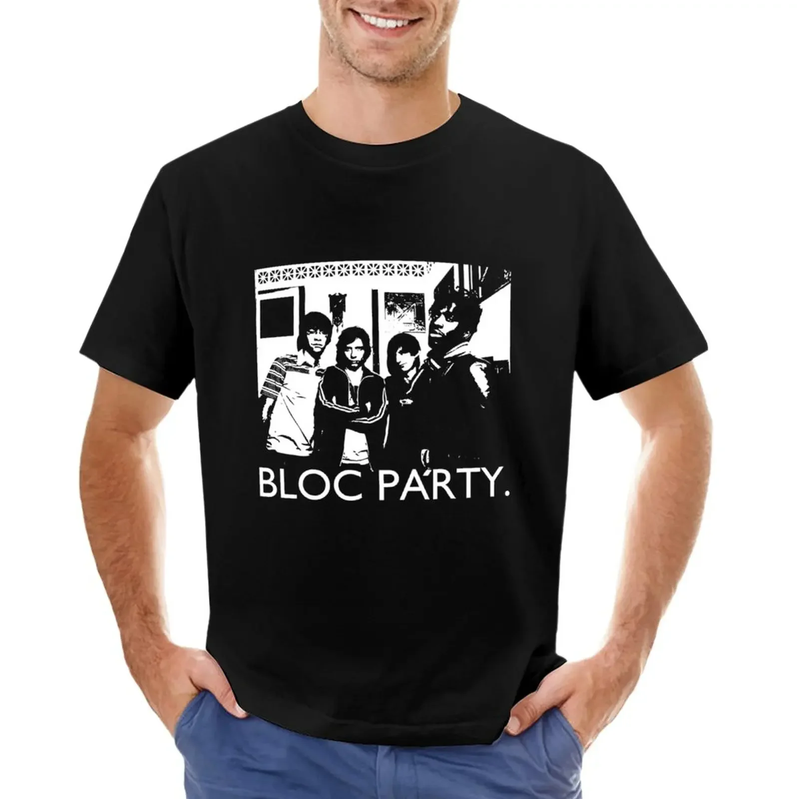 

Bloc Party T-Shirt summer clothes anime korean fashion Men's t-shirts