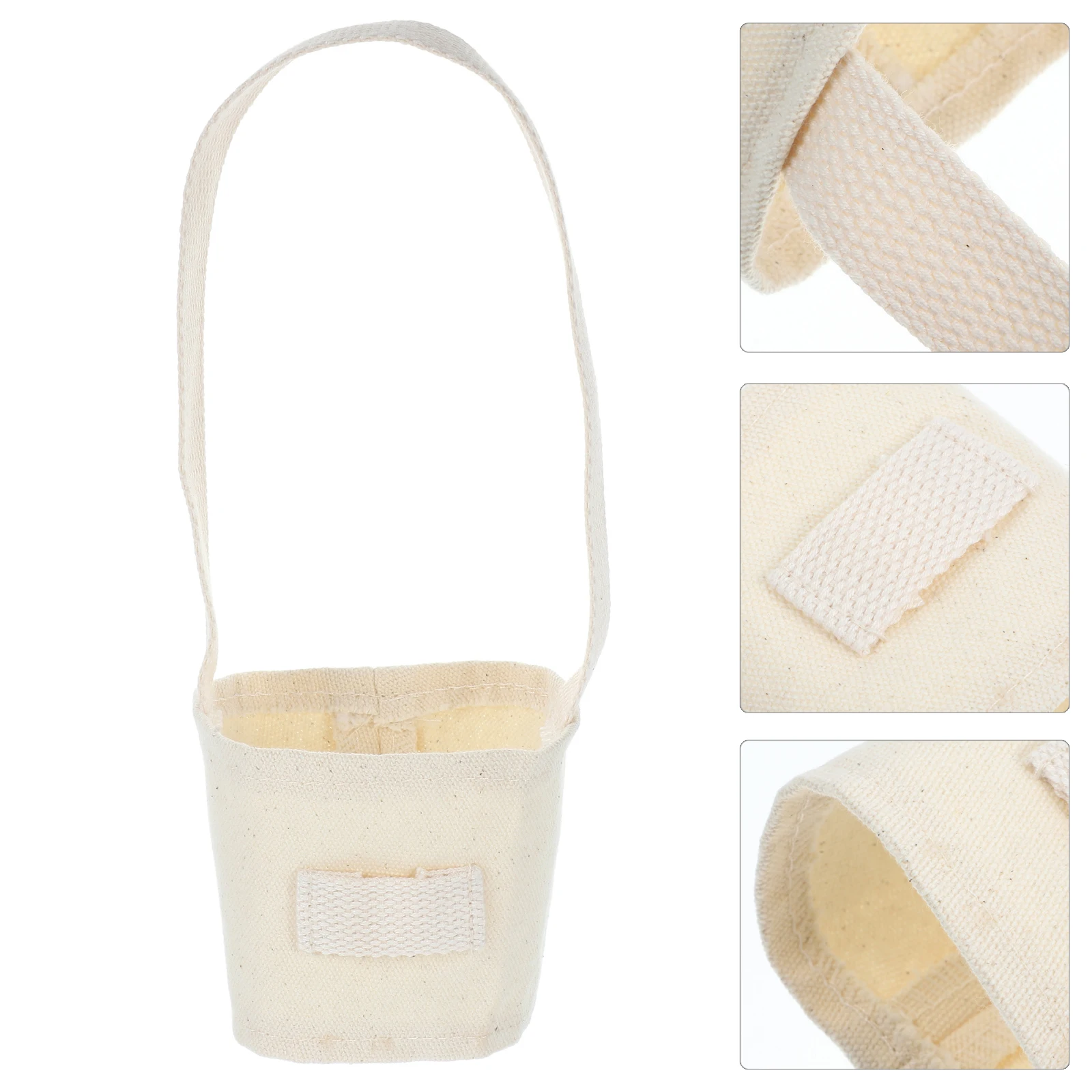 

Coffee Sleeve Reusable Cover For Iced Coffee Tea Cup Carrier Insulated Bag Canvas Material Stylish Design Cup Protector Kitchen