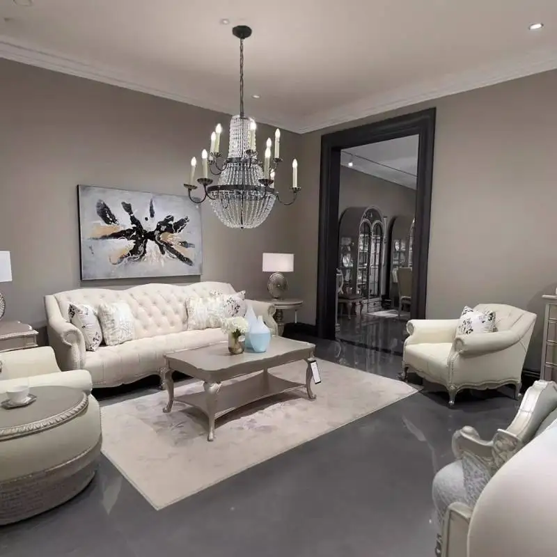 أرائك غرفة المعيشة الجلدية الحديثة مصممة رخيصة بدون عظم أرائك غرفة المعيشة المقطعية واحدة لطيف Woonkamerbanken أثاث المنزل #5