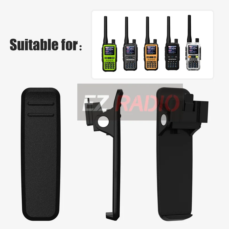5R Mini Belt Clip Walkie Talkie Radio Battery Clip Compatible with UV-5R Mini Two Way Radio Walkie Talkie Replacement Accessory view 5