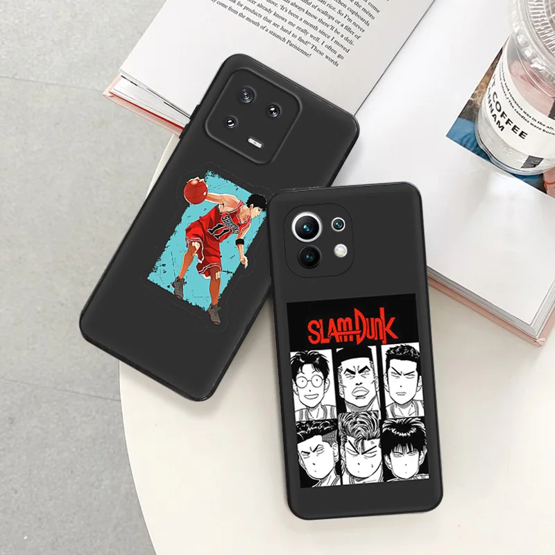 Silicone Soft Phone Case for Redmi Note 13 Pro 4G 5G 12 12c 13c Note12Pro Note13 Xiaomi 12t 12x 13Lite 12Lite Slam Dunk Cover image 5