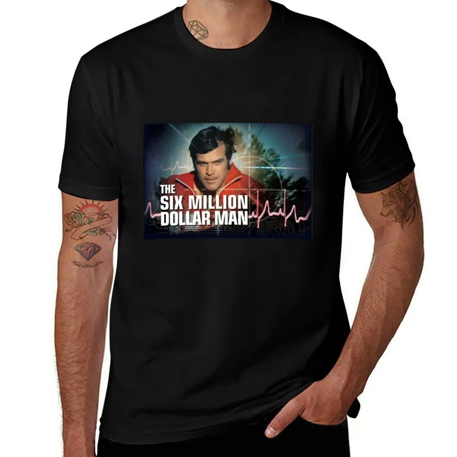 The Six million Dollar Man T-Shirt Water Resistant Casual T-Shirt