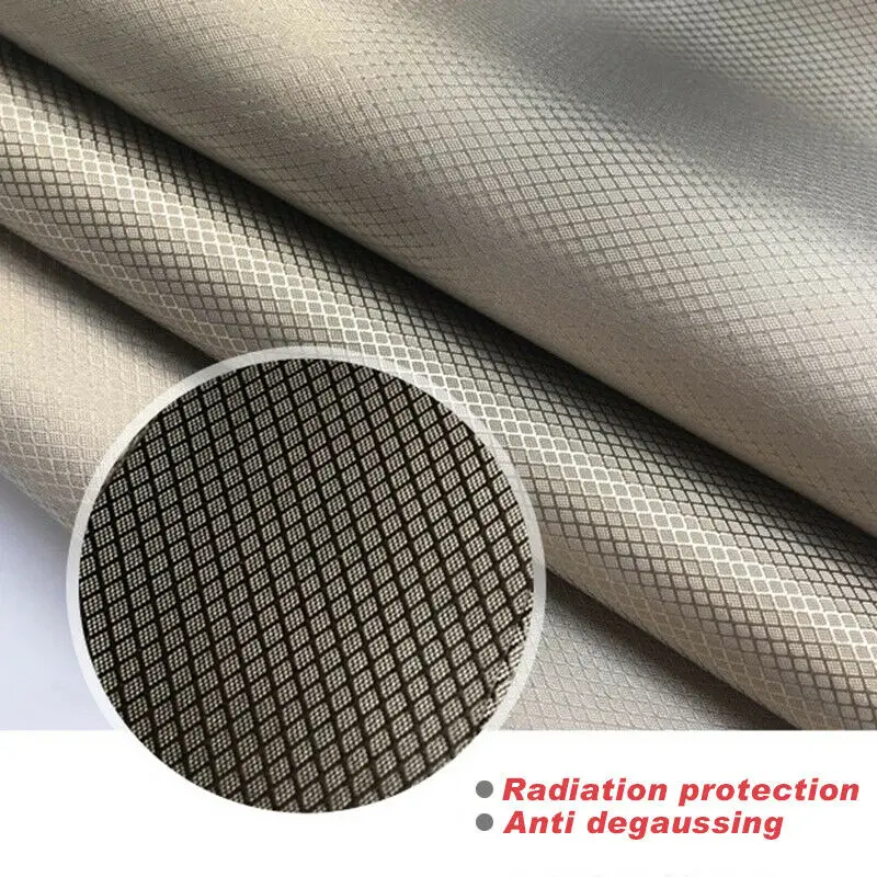 100cm Faraday Fabric RFID Shielding Block WiFi RF EMF Protection Cloth Anti Radiation Fabric for Gps Signal Blocking