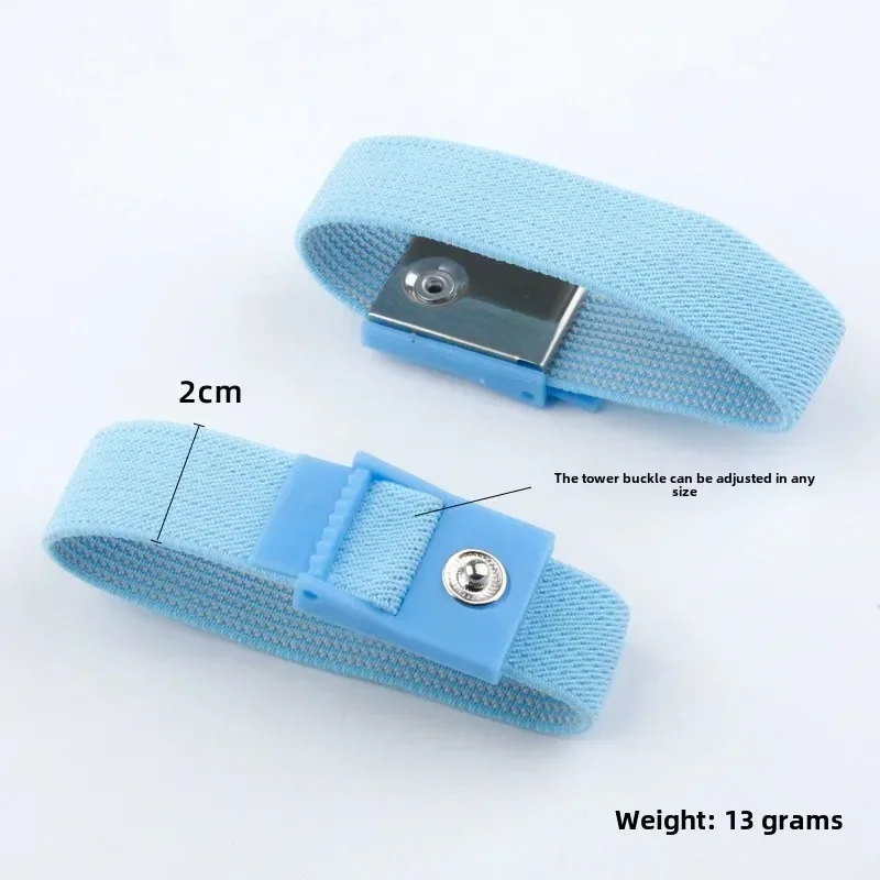 Blue Stim Loops Conductive Adjustable Estim Wrist Strap Components fast shipping