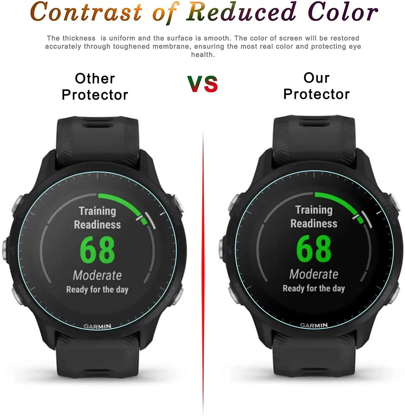2-10 sztuk folia hartowana do Garmin Forerunner 955 46.5mm ekran odporny na pęknięcia pełna osłona ekranu nie szklane akcesoria do zegarków