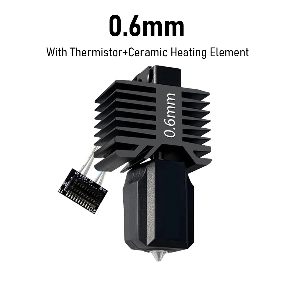 Verbessertes P1S P1P Hotend Komplett-Set Druckkopf Keramik-Heizpatrone Thermistor-Kit Ersatz für Bambu Lab