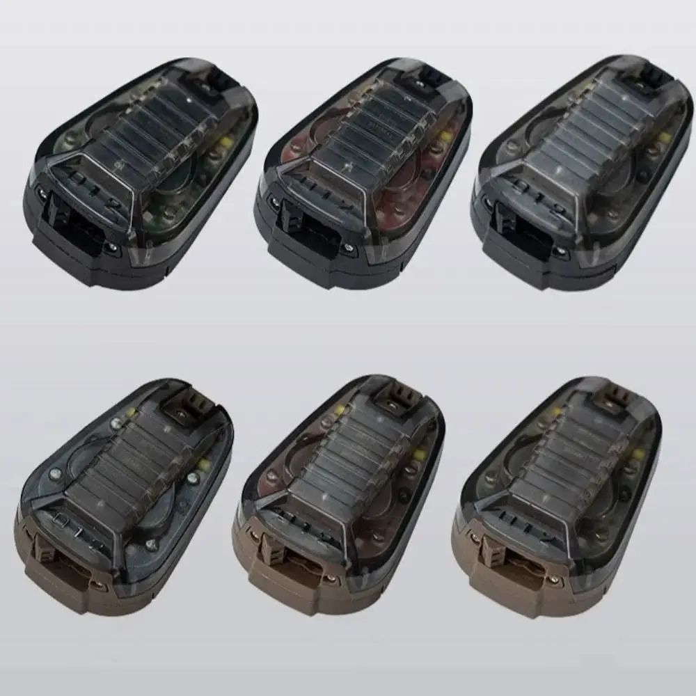 Multi-Color Sports Helmet Light Waterproof Survival Helmet Flashing Light Identification Lamp Signal Light Helmet IR Lamp