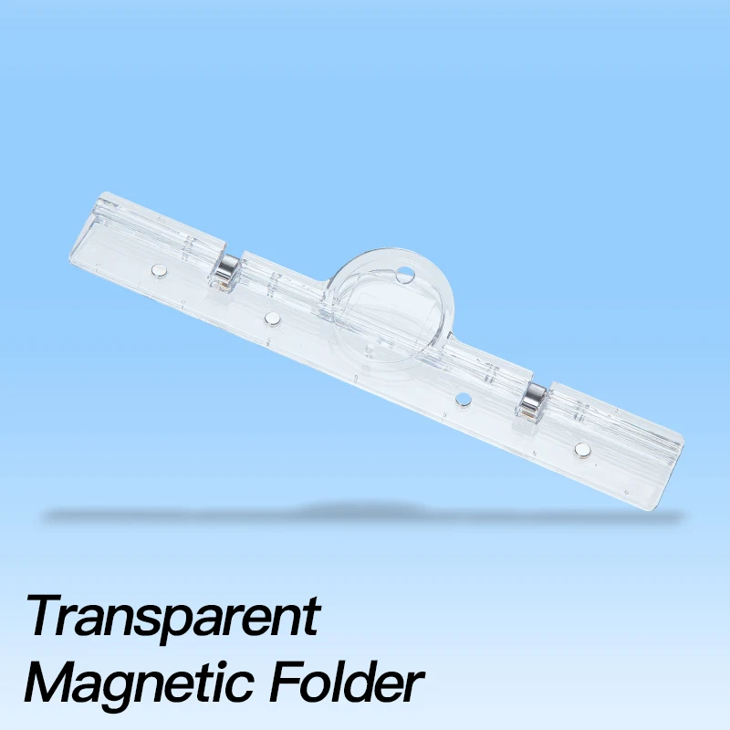 Folder Panjang File Magnetik Transparan Pengisap Kuat Tidak Mudah Rontok Folder File Perlengkapan Kantor Multifungsi
