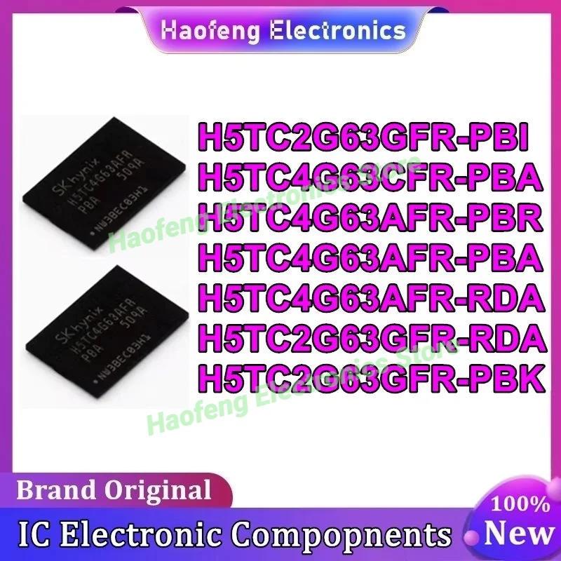 1PCS H5TC2G63GFR-PBI BGA96 H5TC2G63GFR-PBK H5TC2G63GFR-RDA H5TC4G63AFR-PBA H5TC4G63AFR-PBR H5TC4G63AFR-RDA H5TC4G63CFR-PBA