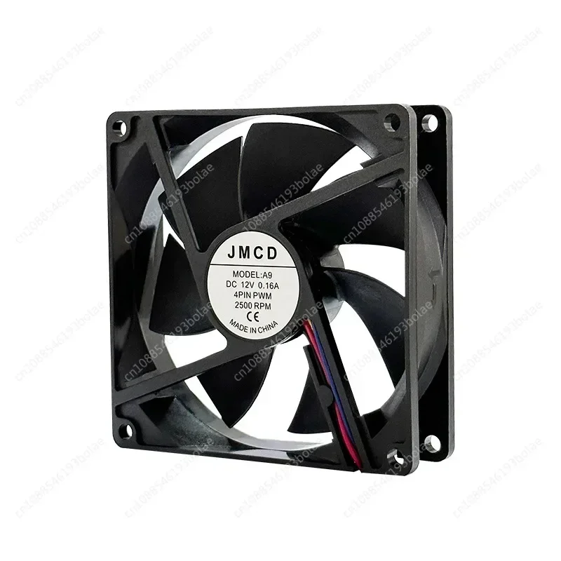 4 pieces 9CM Server Chassis Cooling Fan 4PIN Temperature Control PWM2500 To 9225 Double Ball Air Volume Air Pressure Fan