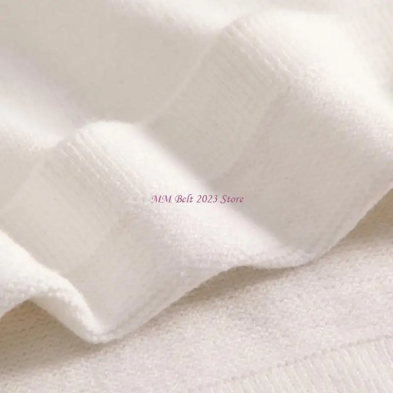 49me Mulheres inverno Turtleneck Falso Sweater Fake Sweater Solid Color malha branca destacável meio top dickey pullover